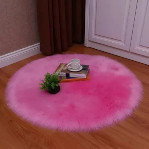 Alfombra Circular Estilo Nórdico