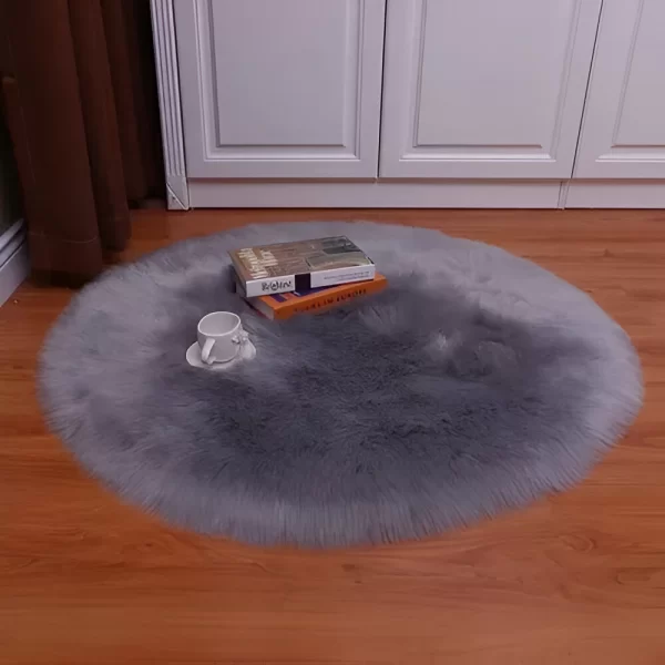 Alfombra Circular Estilo Nórdico