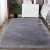 alfombra-nordica-rectangular-pelosintetico-gris05-clickandgo Alfombra Nórdica Suave Antideslizante Rectangular