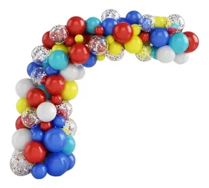 Arco De Globos Payaso Multicolor 107 Piezas