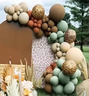 Arco Orgánico De Safari Selva 119 Piezas