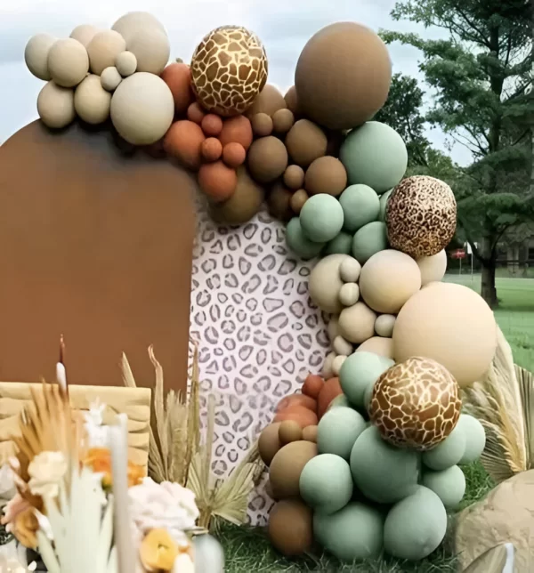 Arco Orgánico De Safari Selva 119 Piezas