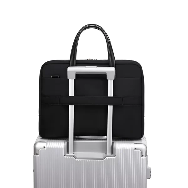 cartera-unisex-portanotebook-8775-6-clickandgo Bolso Porta Notebook Negro A8775