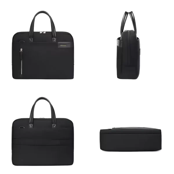 cartera-unisex-portanotebook-8775-clickandgo Bolso Porta Notebook Negro A8775