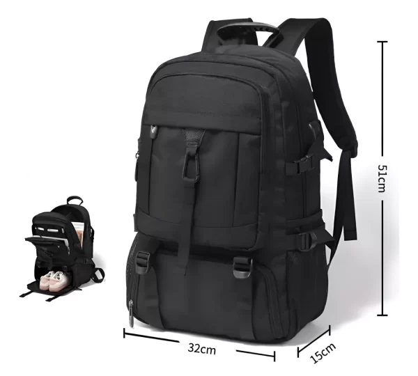 cod-026-mochila-portanotebook2-negro-clickandgo Mochila Urbana Sport Negro 026