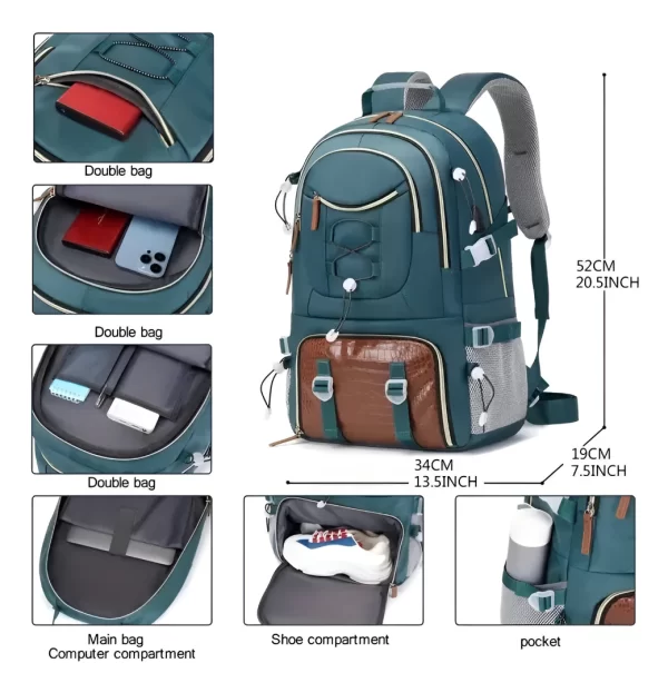 Mochila Viajera Impermeable 036