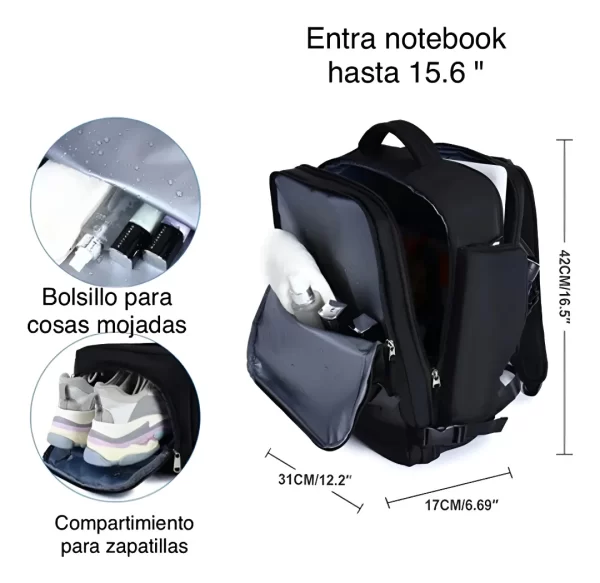 Mochila Viral De Viaje 2210