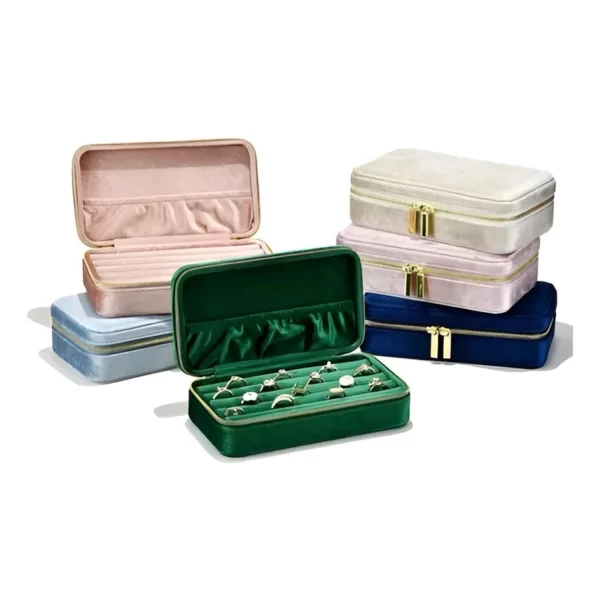 Joyero Terciopelo Para Anillos