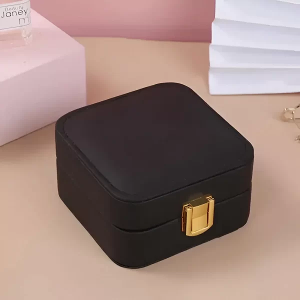 Joyero Cuero Pu Con Broche Accesorios