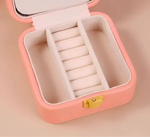 Joyero Cuero Pu Con Broche Accesorios