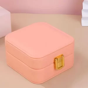 Joyero Cuero PU Con Broche Accesorios