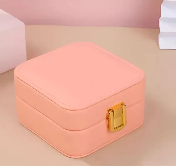 Joyero Cuero Pu Con Broche Accesorios