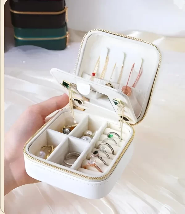 Joyero Cuero Pu Con Cierre