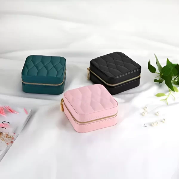 Joyero Cuero Pu Con Cierre