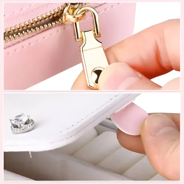 Joyero Cuero Pu Con Cierre