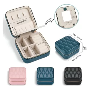 Joyero Cuero Pu Con Cierre