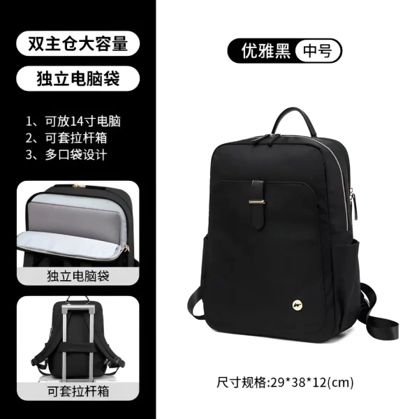 Mochila Portanotebook Negra A9912