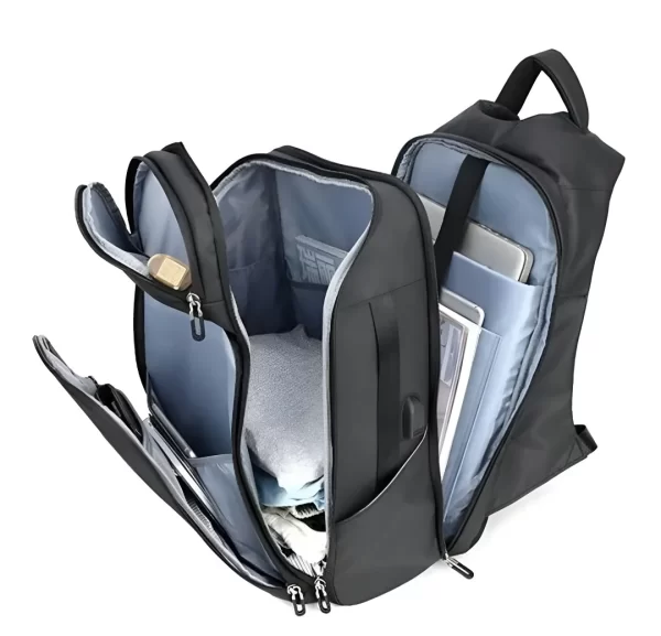 Mochila Porta Notebook Negra 9012