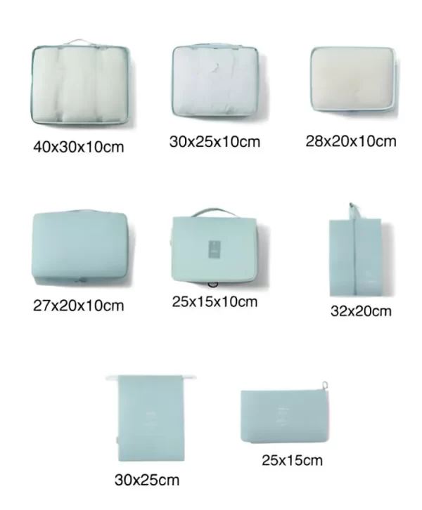 Organizador De Viaje Set 8 Piezas