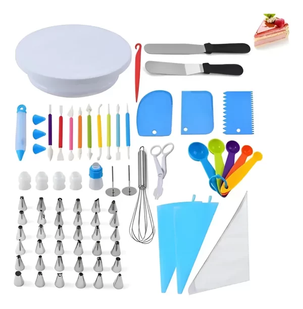 Set Repostería Plato Giratorio 66 Piezas