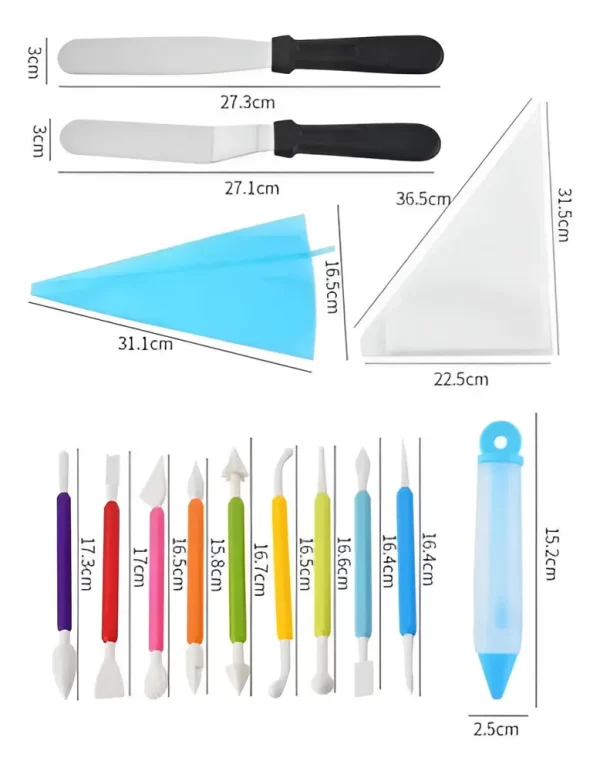 Set Repostería Plato Giratorio 66 Piezas