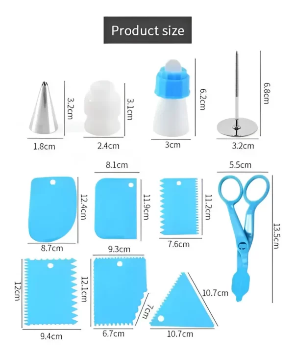 Set Repostería Plato Giratorio 66 Piezas