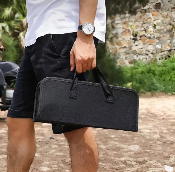 Set Parrilla 18 Piezas Set Asador Estuche Acero Inoxidable