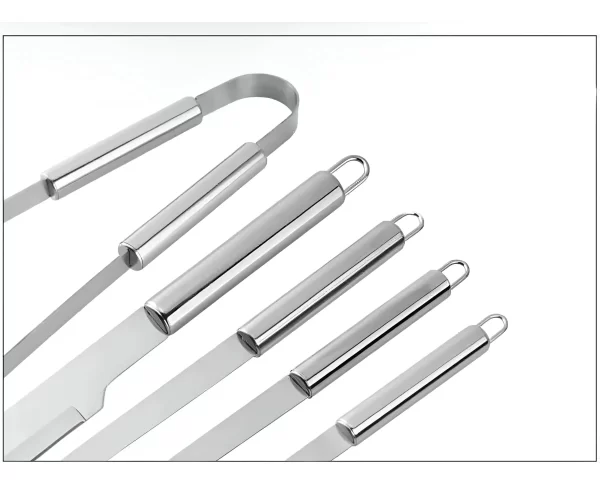 Set Parrillero 27 Pzs Kit Asador Acero Inoxidable