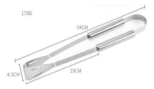 Set Parrillero 27 Pzs Kit Asador Acero Inoxidable