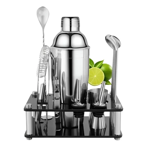 Set Bartender Barman 14 Piezas Acero Inoxidable