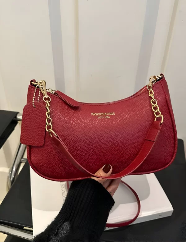 Cartera Bolso De Hombro Cuero Pu X56926