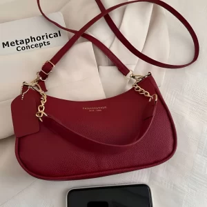 Cartera Bolso De Hombro Cuero Pu X56926