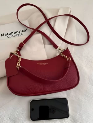 Cartera Bolso De Hombro Cuero Pu X56926