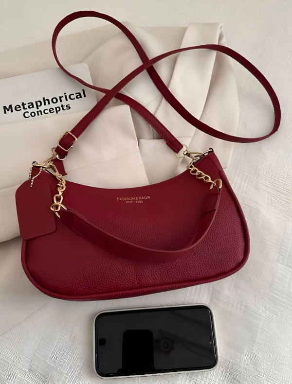 Cartera Bolso De Hombro Cuero Pu X56926