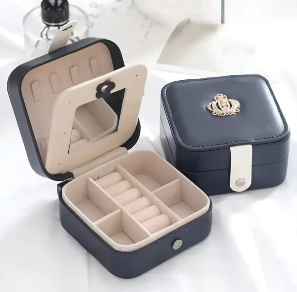 Joyero Cuero Pu Coronita Con Broche 105