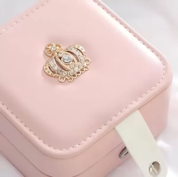 Joyero Cuero Pu Coronita Con Broche 105