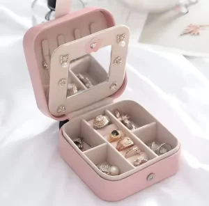 Joyero Cuero Pu Coronita Con Broche 105