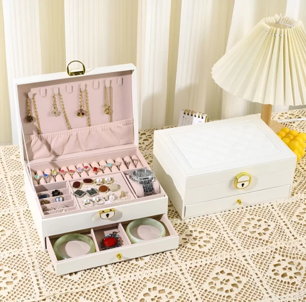 Joyero Con Cajón Cuero Pu JO-250