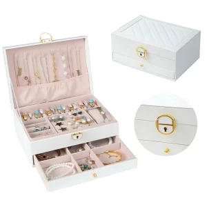 Joyero Con Cajón Cuero Pu JO-250