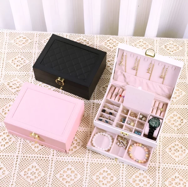 Joyero Con Cajón Cuero Pu JO-250