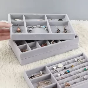 Set X4 Organizador De Accesorios Gamuza 104-B