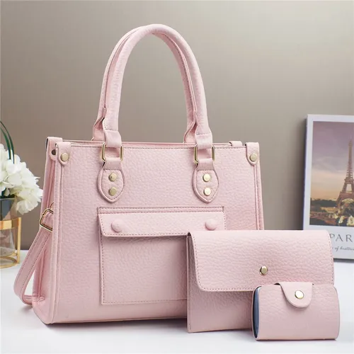 Cartera Cuero Pu + Monedero + Tarjetero