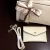 Cartera Cuero Pu Lazo Beige 10500