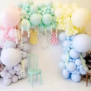 Arco De Globos Orgánico Pastel 182 Piezas