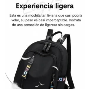 Mochila Urbana Chica Negro 6Lts C-09