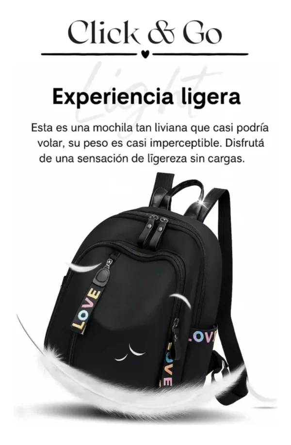 Mochila Urbana Chica Negro 6Lts C-09
