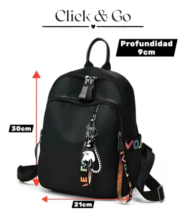 Mochila Urbana Chica Negro 6Lts C-09