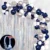 KIT AZUL Kit Arco De Globos Azul Blanco Plata
