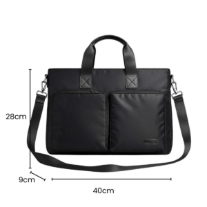 Bolso Porta Notebook Negro Impermeable 702