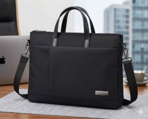 Bolso Porta Notebook Negro Impermeable 703